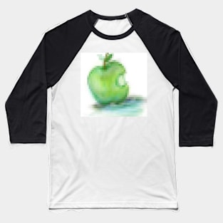 Pixel Apple Baseball T-Shirt